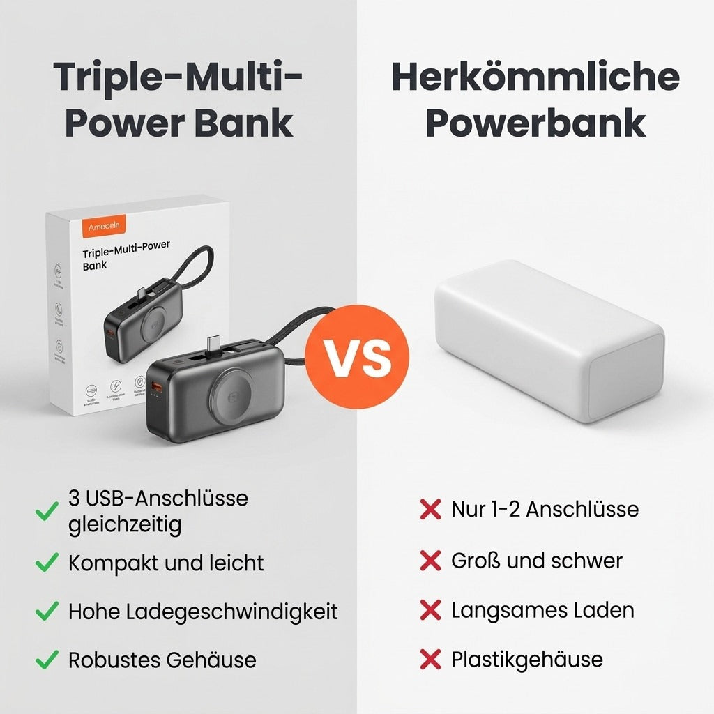 Triple-Multi-Power Bank